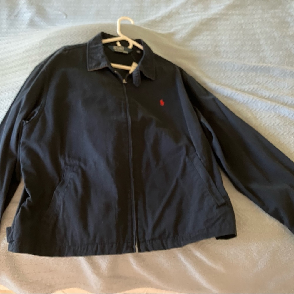 Ralph Lauren Black Bomber Jacket